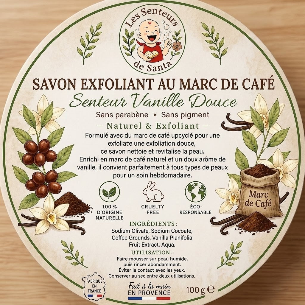 Savon Exfoliant Marc de Café