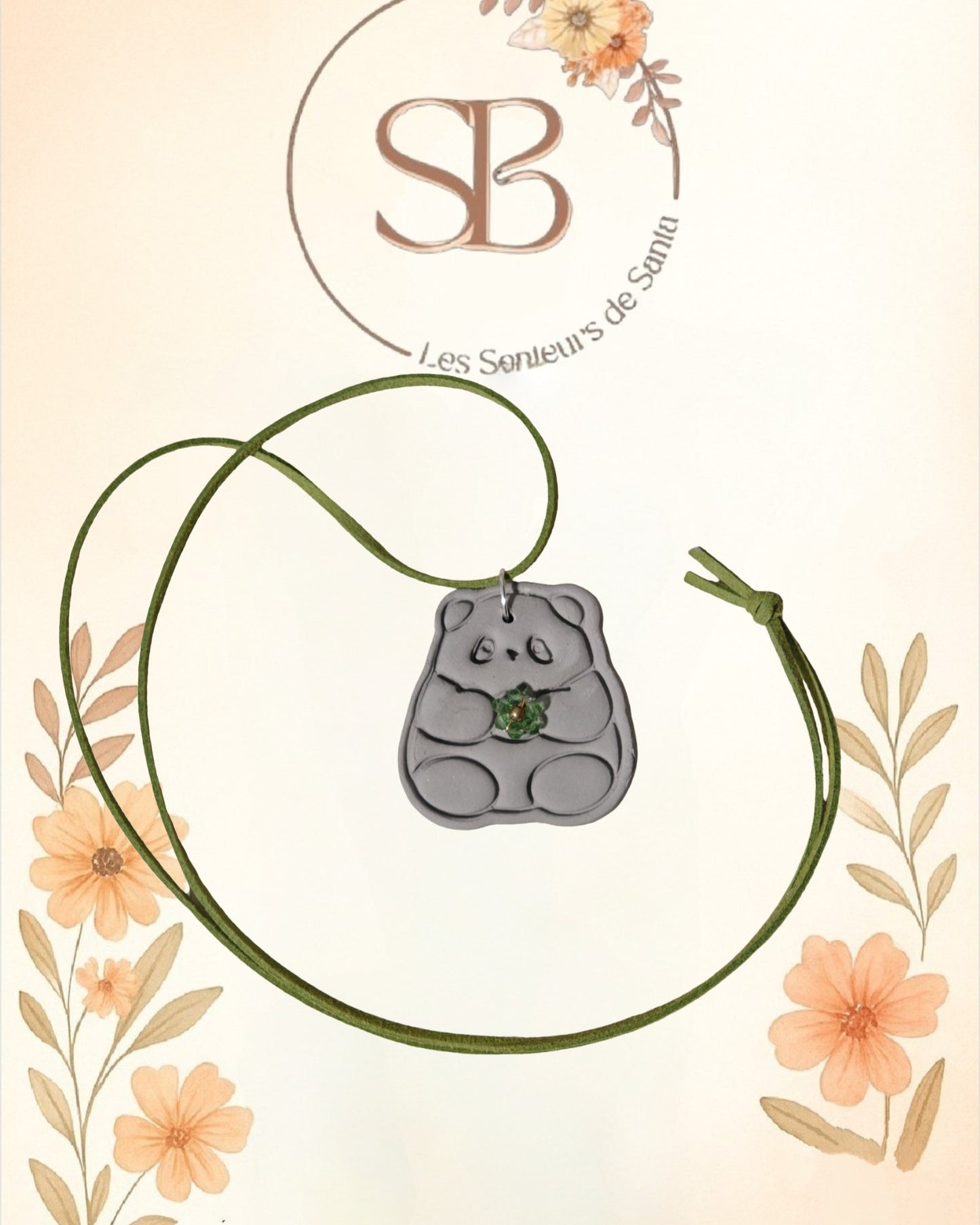 Collier senteur forme Panda