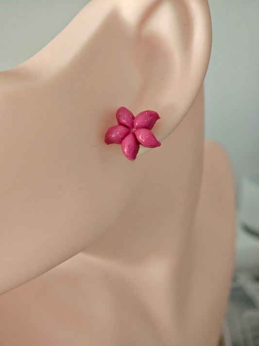 Boucles d’oreilles - Étoile de mer (argile polymère)