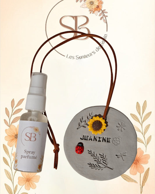 Plaque d'argile parfumée personnalisable