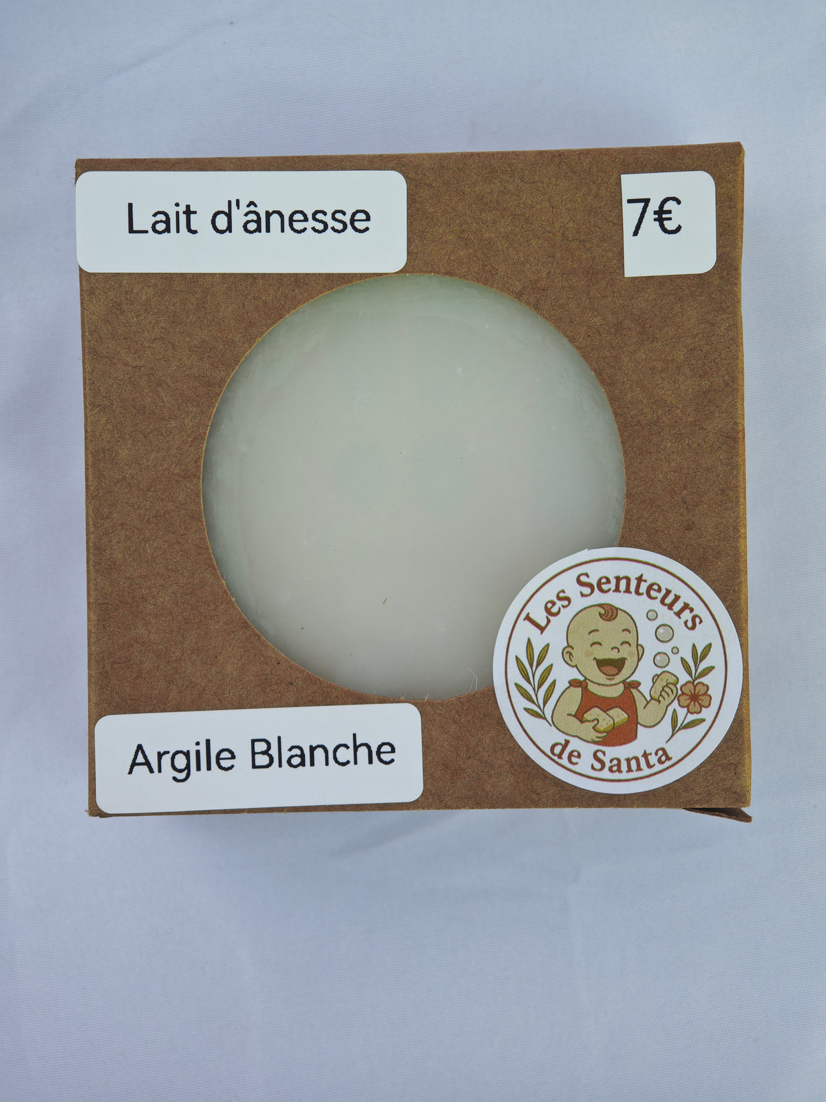 Savon Lait D'ânesse Argile Blanche