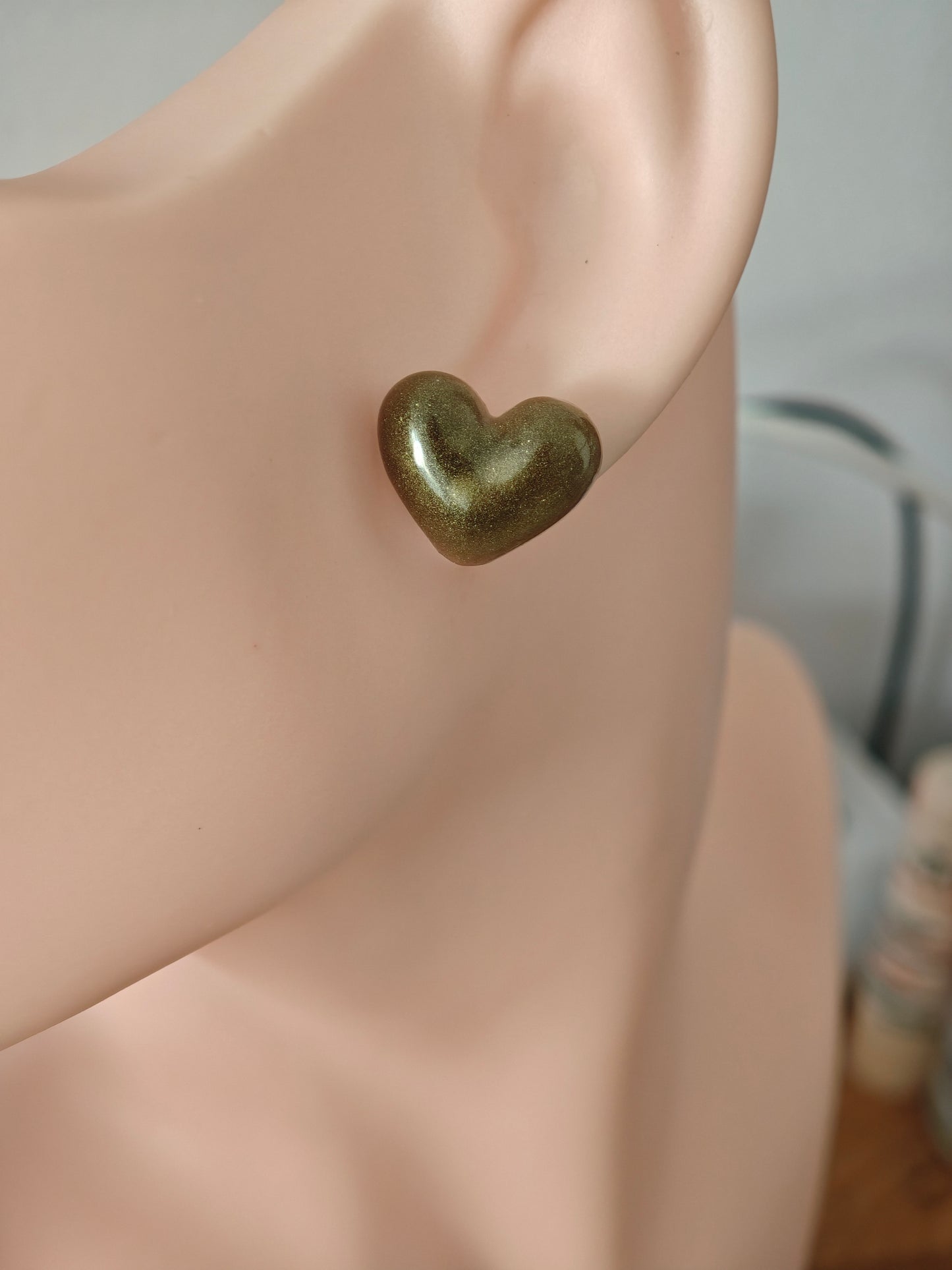 Clou cœur - resine époxy