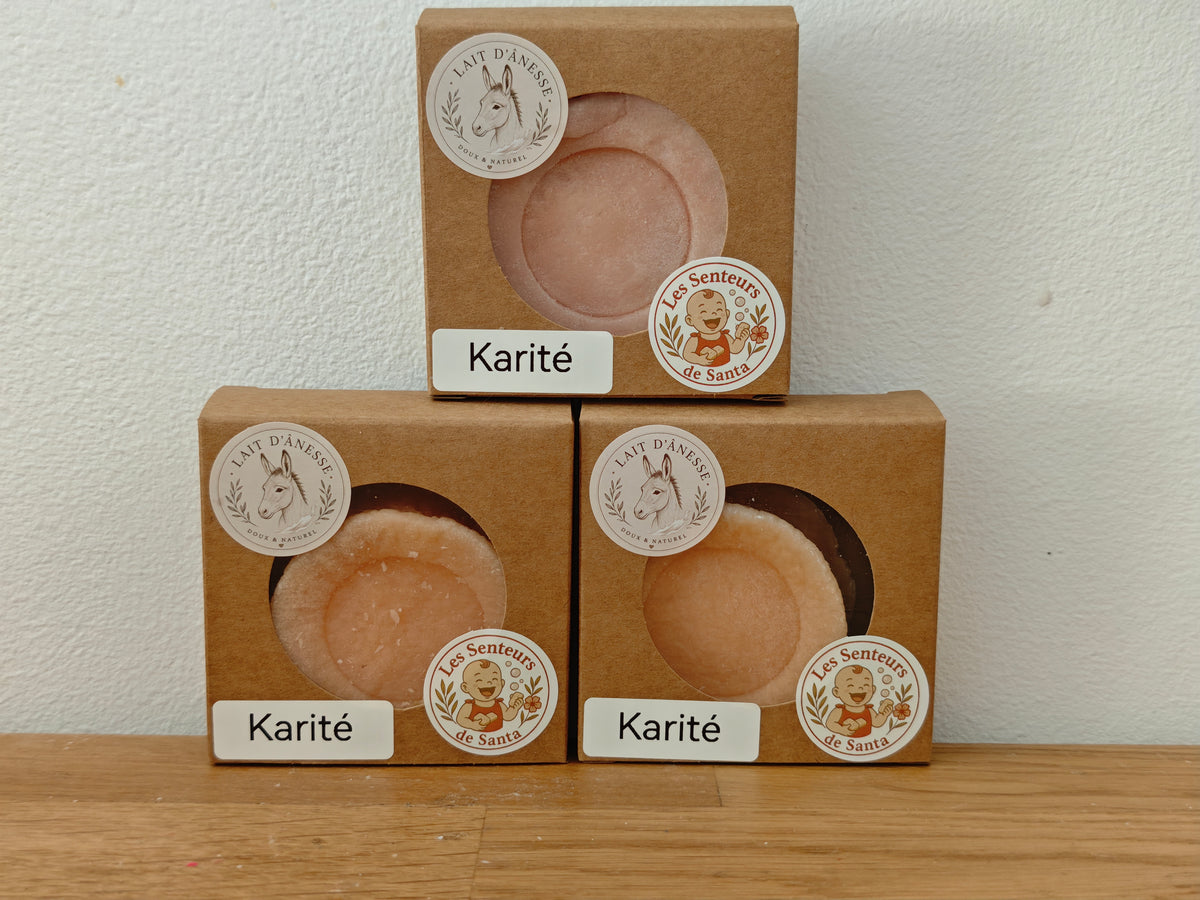 Savon lait d'ânesse Karité Fleur de Coton