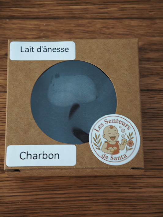 Savon Lait D'ânesse Charbon