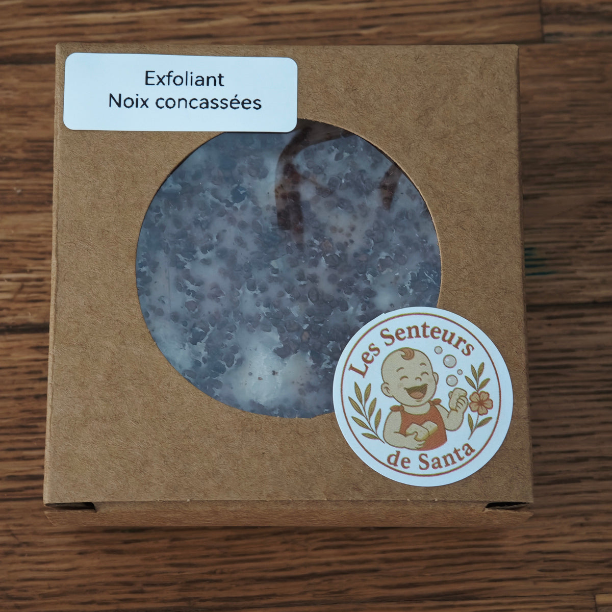 Savon Exfoliant Noix concassées