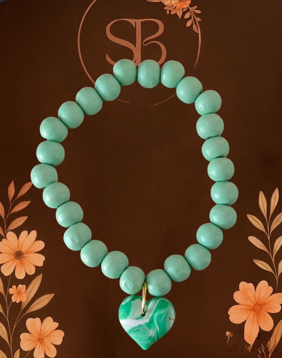 Bracelet Bois et Argile